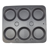 Non Stick 6 Cup Muffin Pan - No Retail Packaging